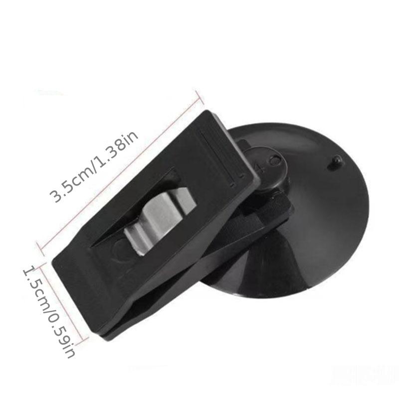 Car Glass Suction Cup Clip, Window Fixing Towel, Sun Visor, Curtain Clip, Multifunctional Ticket Card Clip for Car Interior
