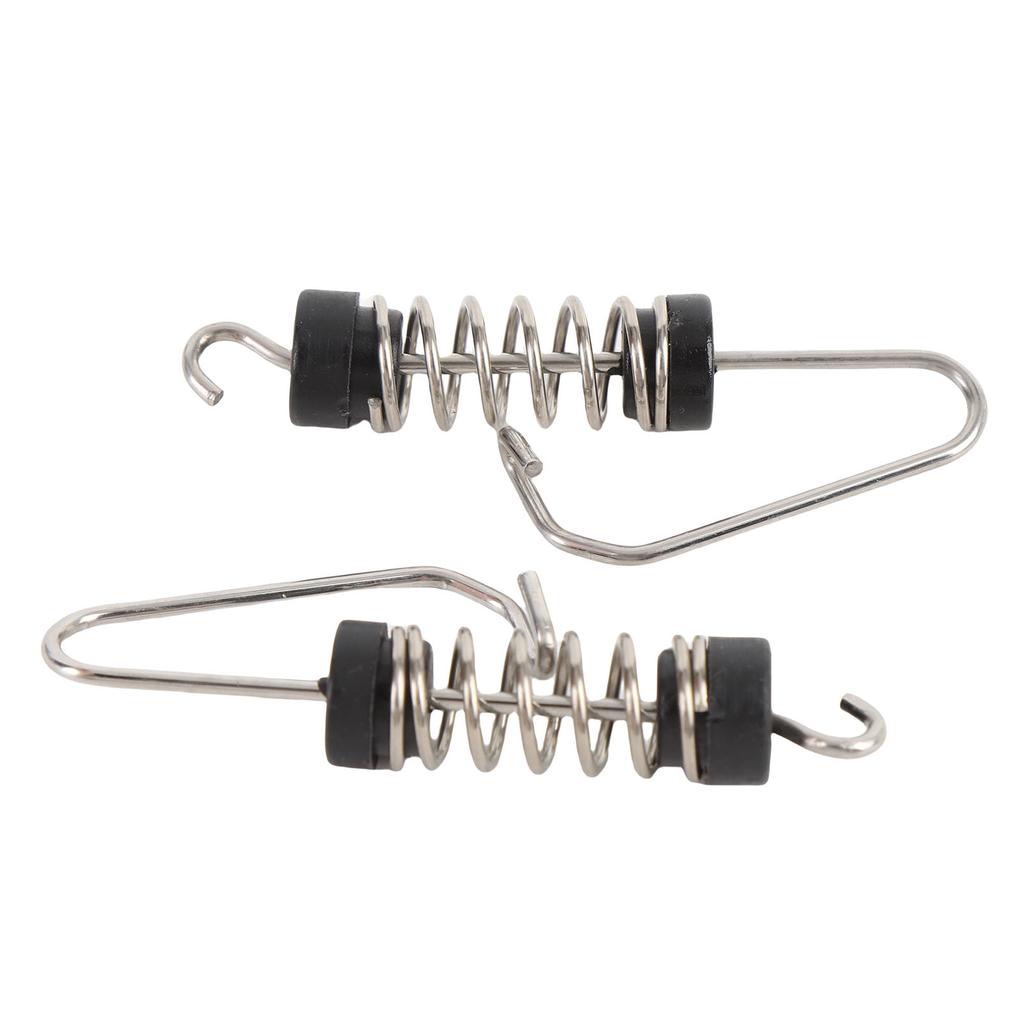 10PCS Boat Flag Clips Stainless Steel for Halyards Outrigger Lines Antennas Stern Lights Flagpole