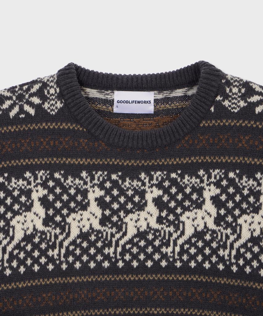 GLW Classic Nordic Knit Charcoal