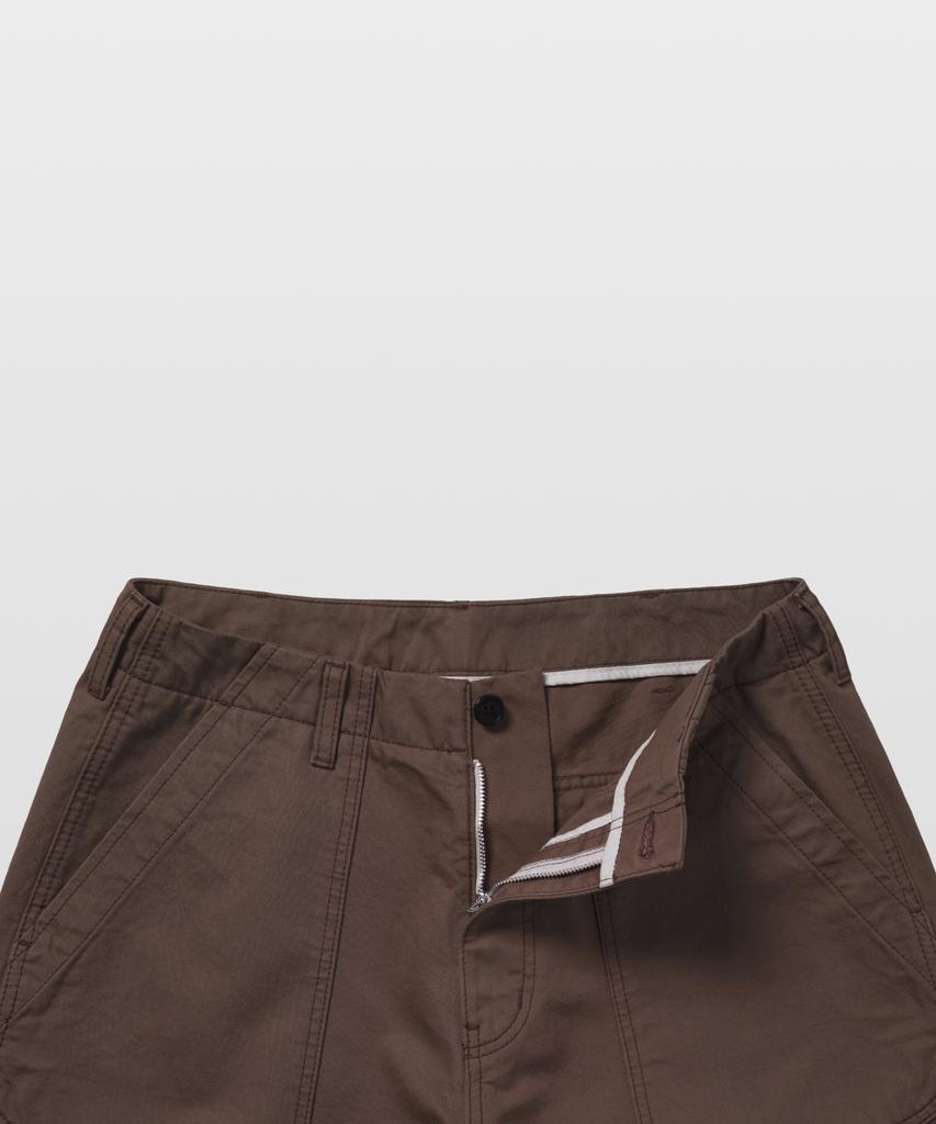 MANNERGRAM 1950 Classic Roadside Fatigue Pants Cinnamon Brown