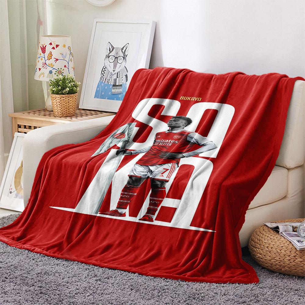Bukayo Saka Fire Blanket, High quality Comfortable for All Seasons, Home Decor, Warmth and Comfort