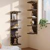 3/5-Tier Floating Wall Shelf Unit For Wall Decor & Makeup Vanity - White Narrow Cute Display Storage Shelf For Small Spaces