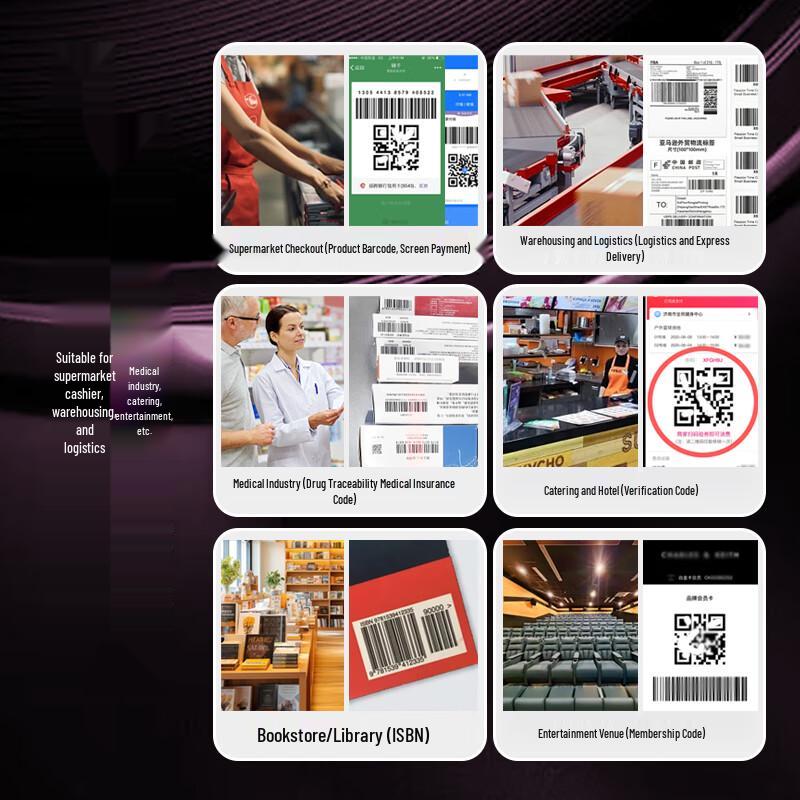 Haoshun S28HW Wireless 2D Barcode Scanner