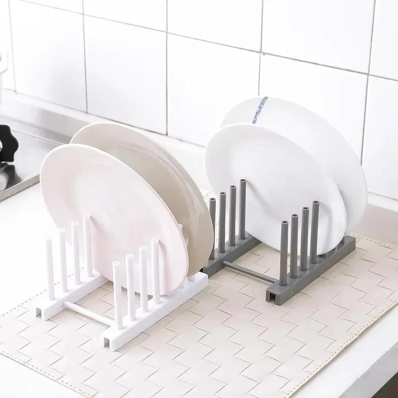 Plastic Drain Rack For Dishes Multifu Kitchen Cabinet Storage And Organizing Shelf Household Bowl Rack Plate Rack And Dish Rack