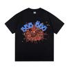 New Trendy Spider Web Print Short Sleeve Men's T-Shirt - Celebrity Style