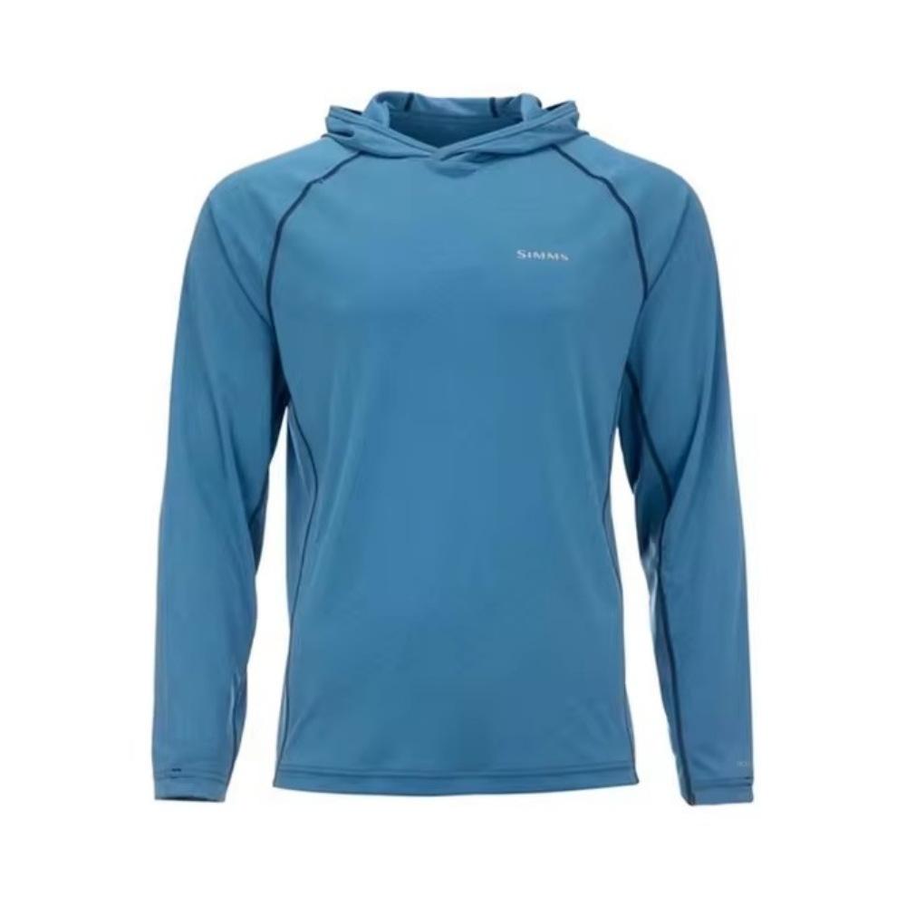 2024 New SIMMS Men's Outdoor Fishing Suit Hoodie Lightweight Sunscreen UP + 50 Long Sleeve Luya Fishing