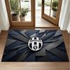 Juventus FC Design Kristall-Samt-Teppich Weiche Dekorationsmatte für Schlafzimmer-Eingang
