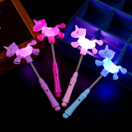 LED Stick Soft Glowing Horse Headband Glow Flashing Light Stick for