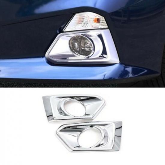 Chrome 2PCS Front Fog Lamp Light Cover Trim For Nissan Altima 2019 2020 2021