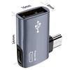 Host OTG Adapter for Fire TV Stick 90 Degree Left/Right Angle Powered Micro USB to USB OTG Adapter for Android Phone Tablet
