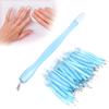 50pcs Double Head Dead Skin Cuticle Trimmer Remover Pusher Nail Cleaner Nail Art Tools