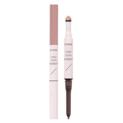 Aegyosal Maker Liner 0,1g + Glitter 0,5g conjunto, pêssego nude, 1 conjunto
