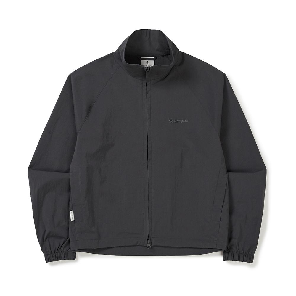 SNOWPEAK Route Women's Stand Neck Windbreaker Charcoal (S25MWRWB65)