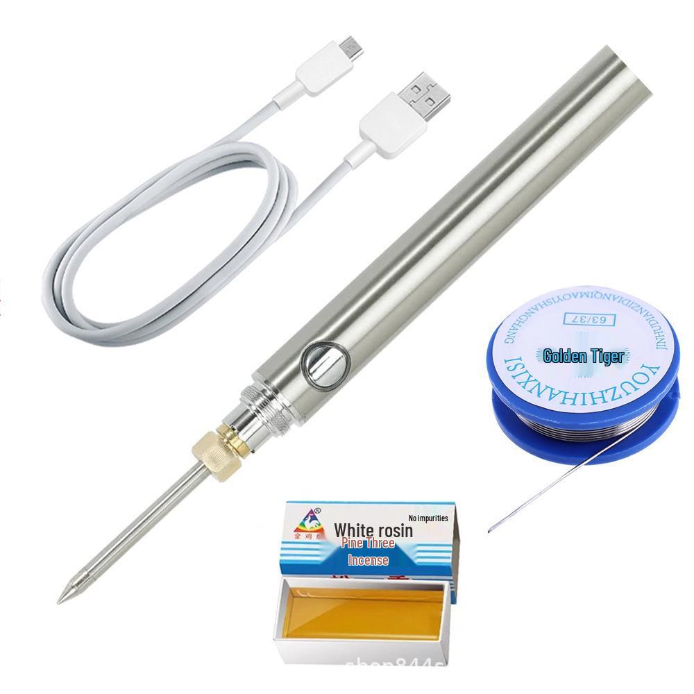 USB Rechargeable Low Voltage Soldering Iron Pen for DIY & Student Experiments