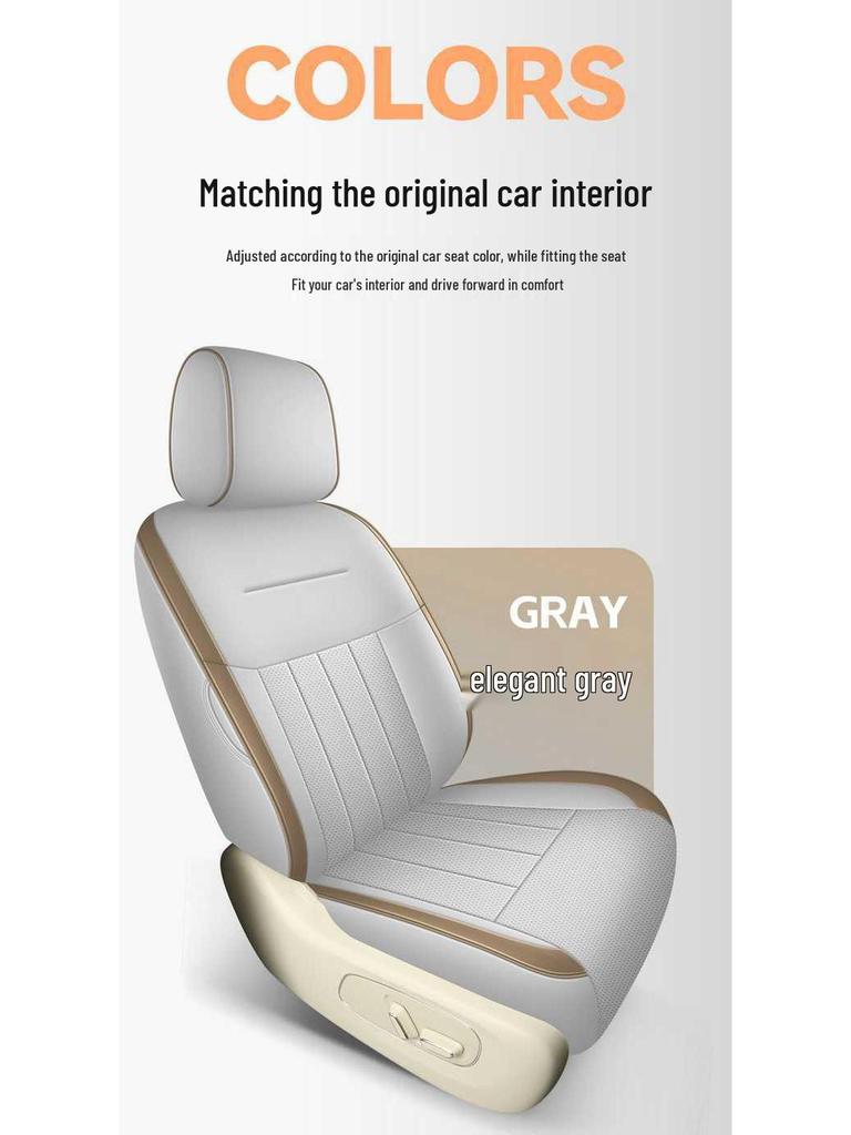 Full Coverage Leather Seat Covers for GAC Toyota IZOA 3x - All-Season Car Seat Cushions
