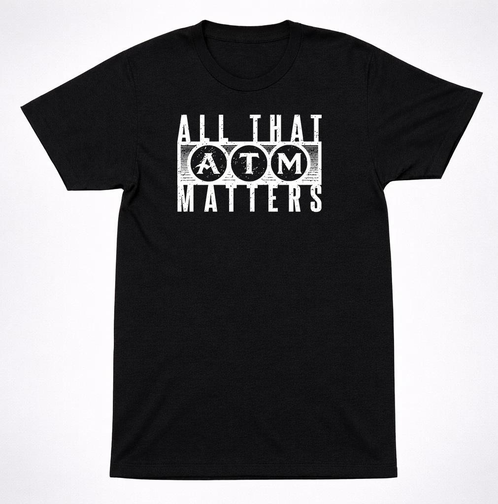 

All That Matters ATM Logo T Shirt | Hardcore Punk Band Tee | Underground Music S L