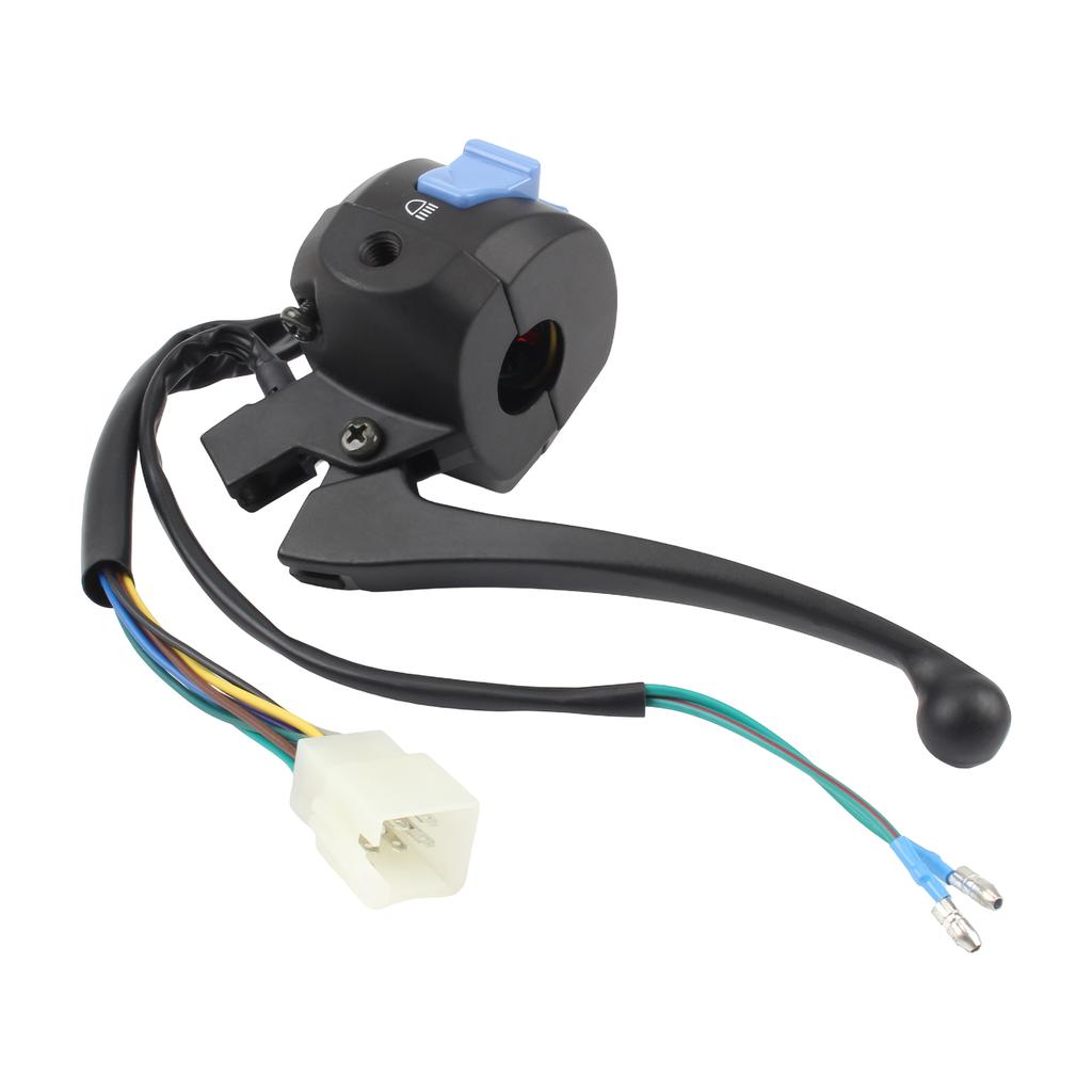 Motorcycle Scooter Moped Brake Lever Handlebar Switch Control Assembly Horn 12v 7/8 Inch 22mm Suitable for GY6 50cc 125cc 150cc