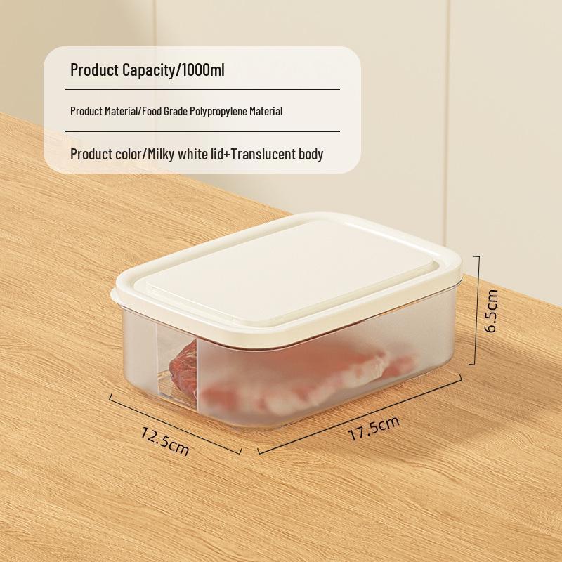 Vegetable & Meat Freezer Storage Box with Fruit Compartment
