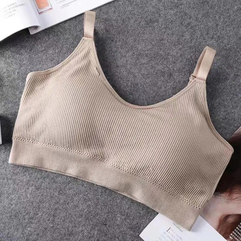 Women Seamless Brassiere Bra Full Cup Breathable Bralette Wire Free Comfort Sleep Bra Running Fitness Top High Quality Sport Top