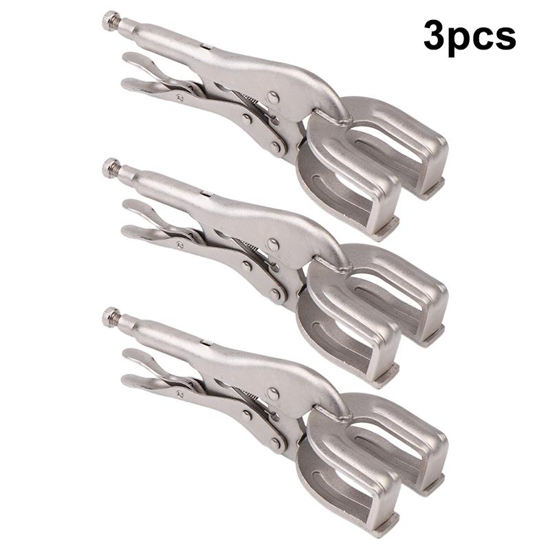 9 Inch Welding Locking Pliers Adjustable U-Shaped Metal Welding Clamp Plier Quick-Lock Release For Easy Removal