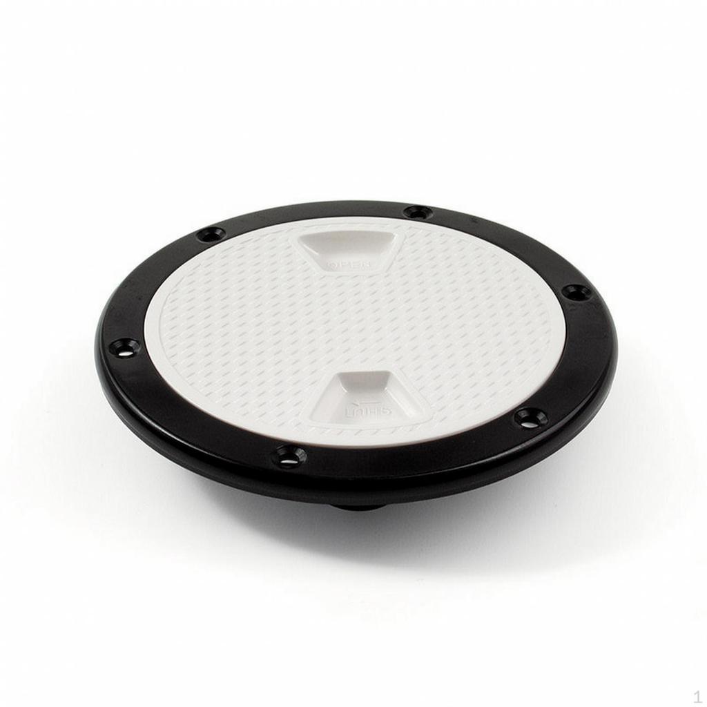 Deck Plate Cover Textured Marine with Finger Grips AntiSlip for Boat