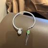 Pompon Ping An, pas à pas, bracelet clochette de palais, design de niche féminin, bracelet clochette style chinois, cadeau pour petite amie.