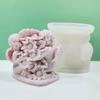 3d Candle Silicone Mold, Sculpture Candle Mold for Candle Resin Craft Gypsum Ornament Home Decorations