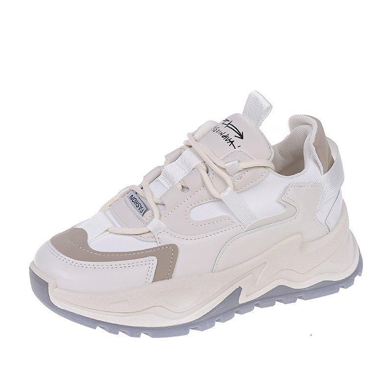 Sneakers spring and autumn shoes 22 years old new running breathable mesh casual dad shoes ins tide 35