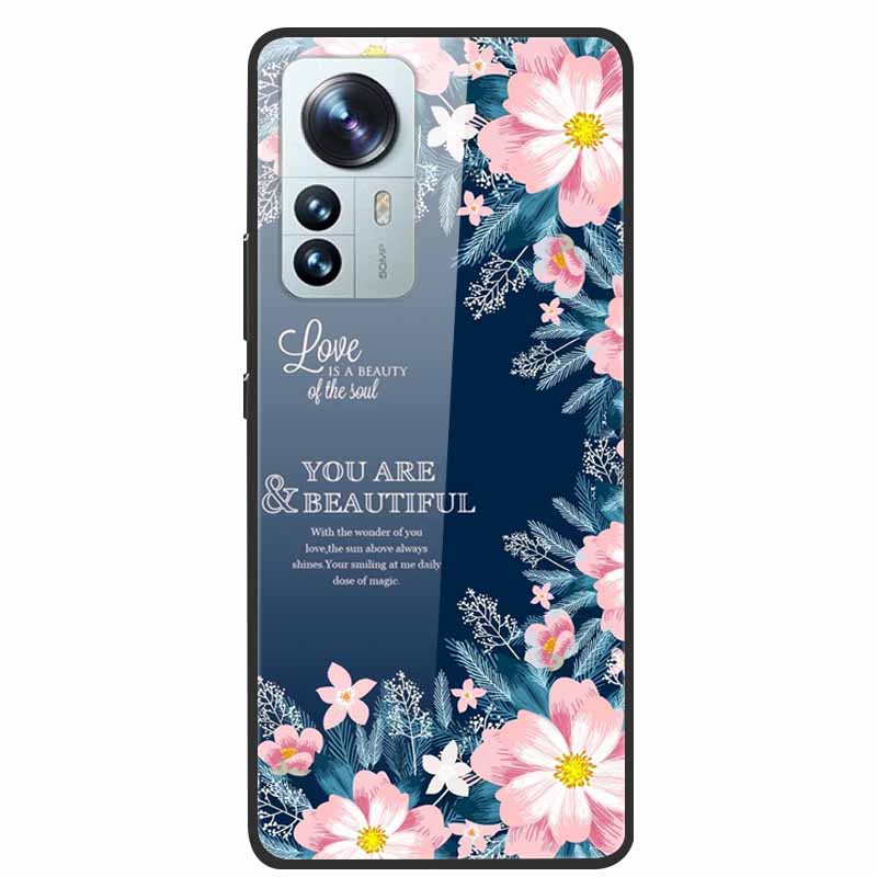 Tempered Glass Cases For Xiaomi 12T 5G Case Hard Phone Back Cover for Xiaomi 12T Pro Protection Shells Mi 12 T 12TPro 2022 Cool