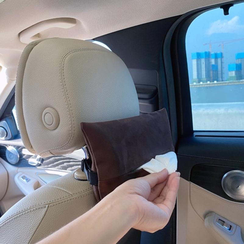 Car Tissue Holder Tissue Case in Car Backseat Rectangular, Napkin Holder for Car Tissues Box Daily Use