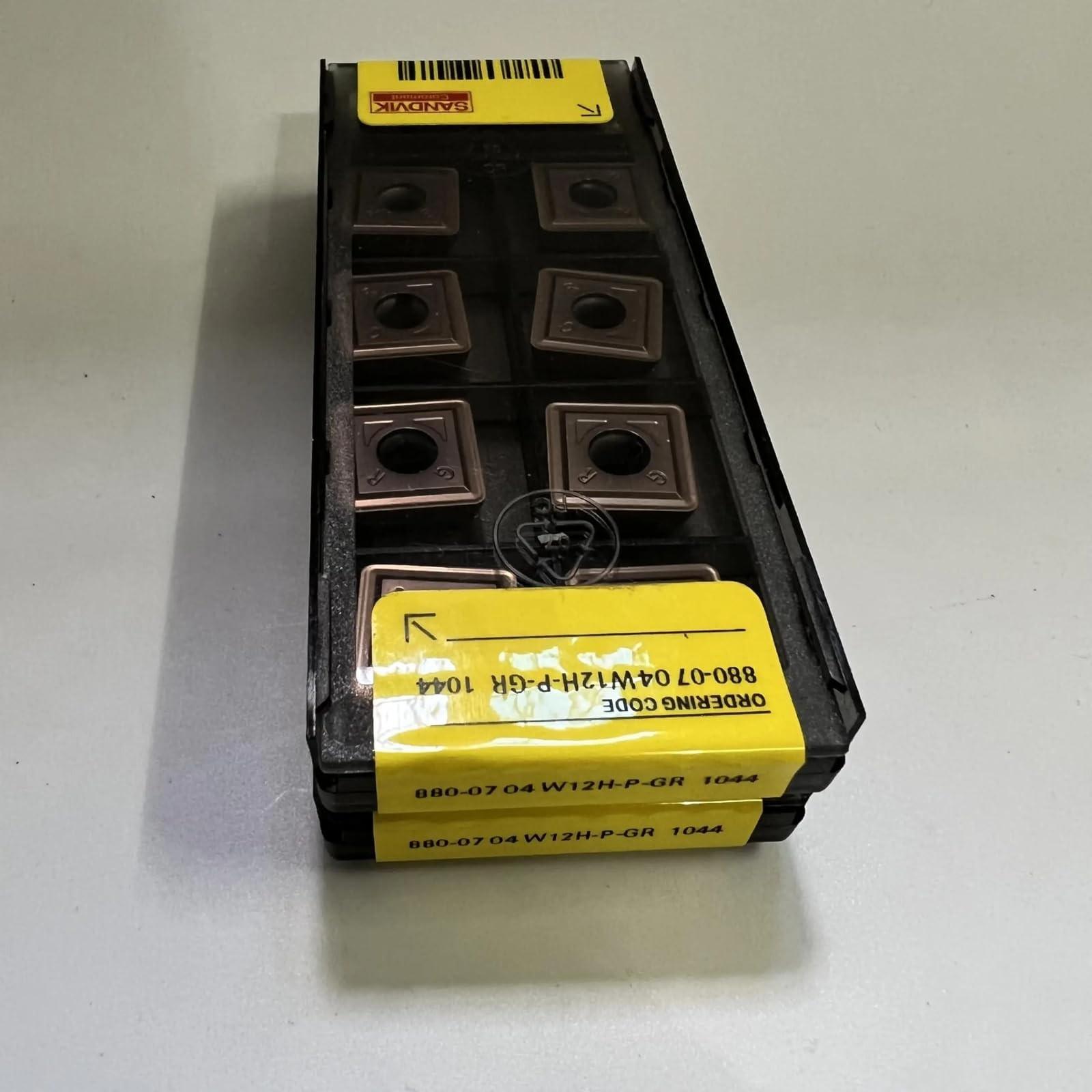 

Original Sandvik / 880-0704W12H-P-GR 1044 / CNC lathe carbide blade 10 PCS