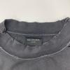 Balenciaga 739764 Tape Logo Crushed Oversized T-Shirt Tops XS grayUsed