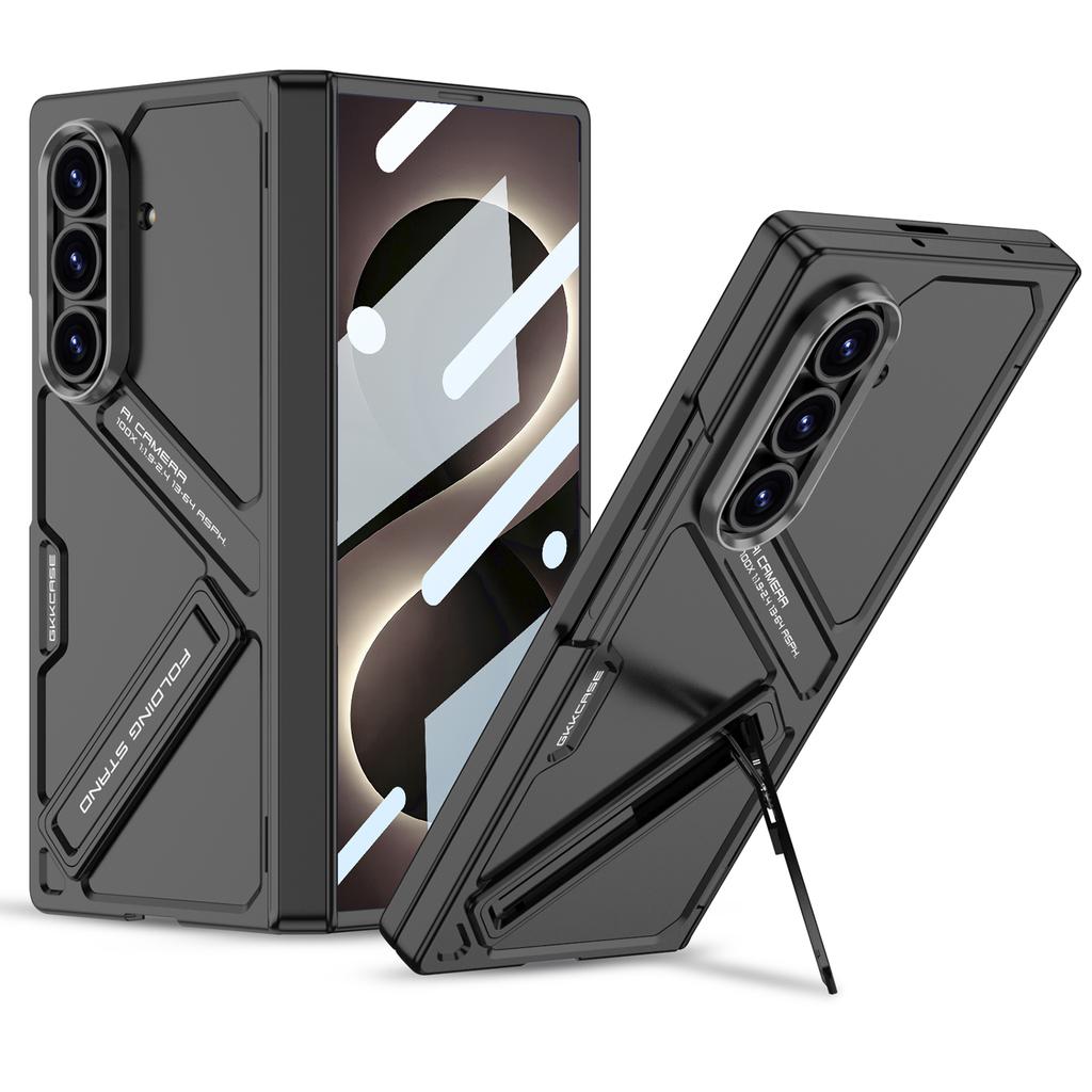 New View Casing for Samsung Galaxy Z Fold 8 Ultra Case Hinge Protection Strap Stand with Film Mobile Phone Cover