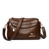 Women's Bag New Shoulder Crossbody Bag Medium Mother Bag Women's Diagonal Straddle Soft Leather Bag