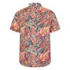 Mountain Warehouse Camicia da uomo a maniche corte con foglie tropicali