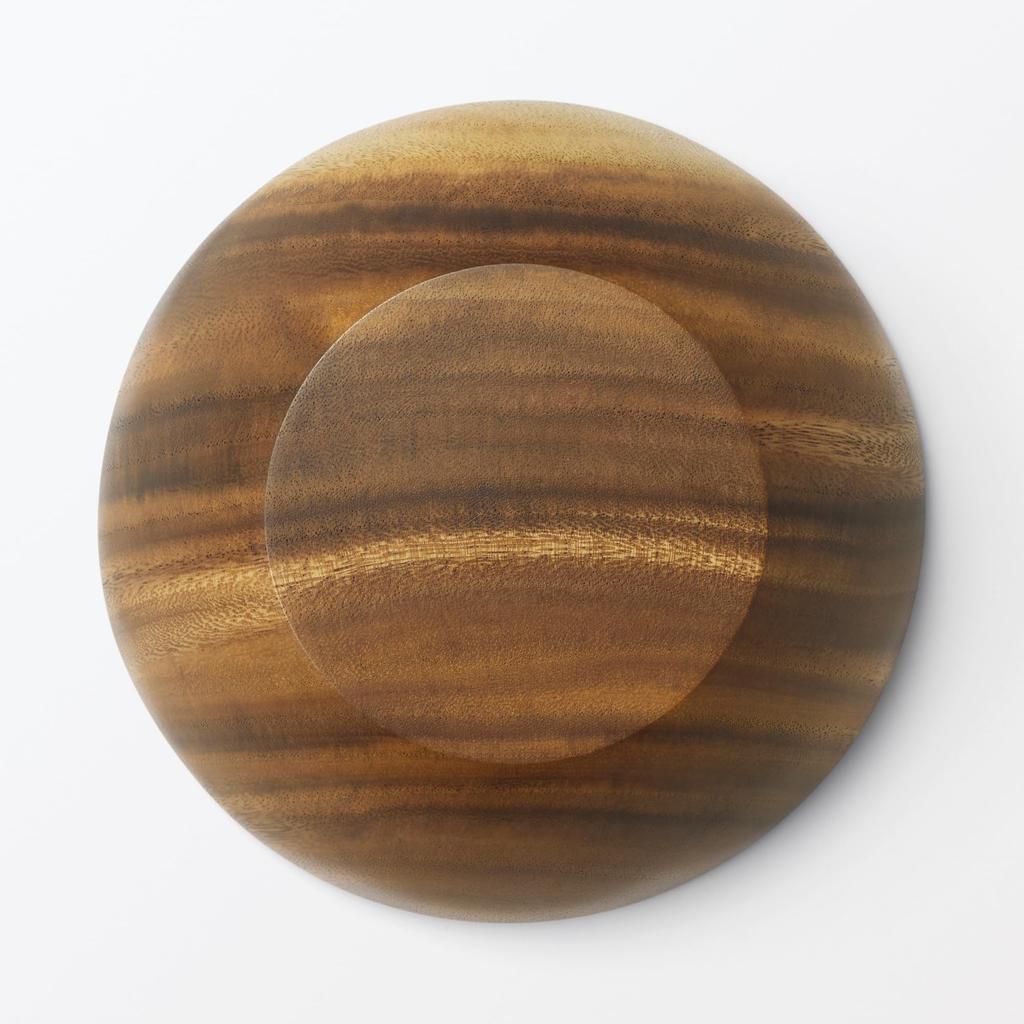 MUJI Acacia 20cm Diameter X 8cm 84956928 Bowl, Approx. Height,