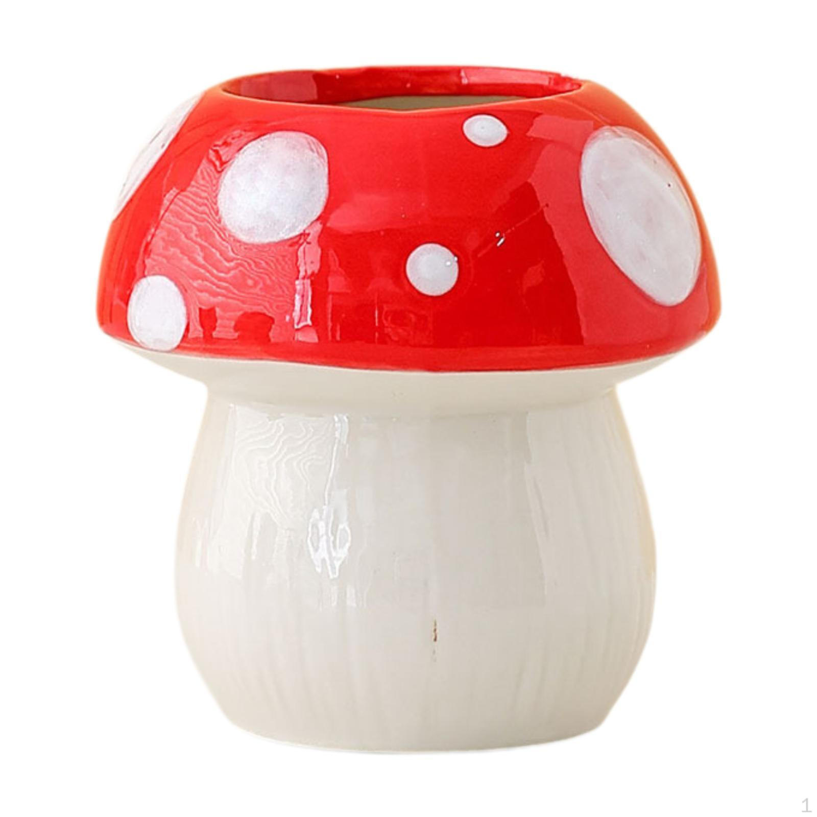 

Pen Pencil Holder, Ceramic Makeup Brushes Cup, Desk Accessories Toothbrush Holder for Living Room, красный