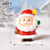 Model Miniature Dairy Sheep Little Statue Christmas Tree Figurines Micro Landscape Santa Claus