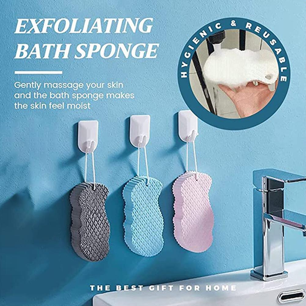 

Esponja Exfoliante Мягкая губка для тела Скруббер для ванны Отшелушивающая губка для душа Мертвый душ Очиститель кожи B Q6P4