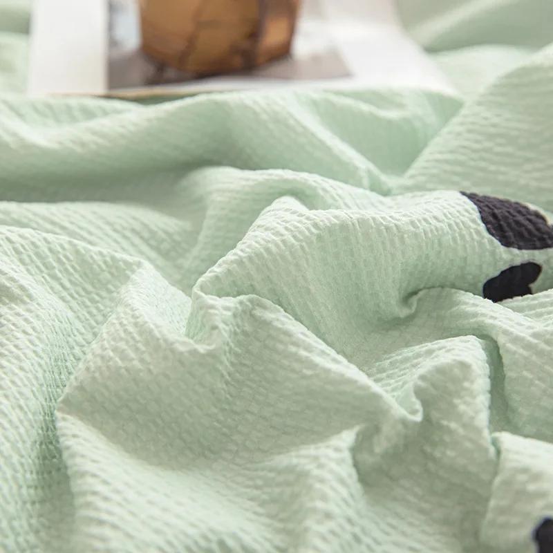 Summer New Bubble Cotton Summer Blanket Cool Silk Summer Quilt Airable Cover