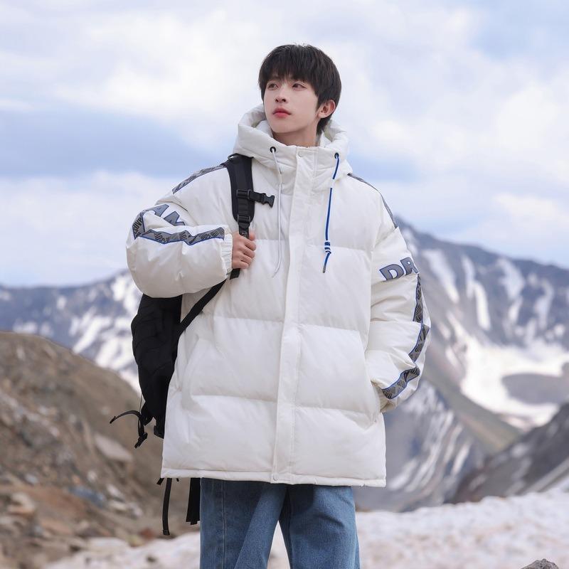 Duck Down Winter New Down Jackets Men's and Women's Youth Men's Clothing Winter Clothing Fashion Warm Versatile Jacket