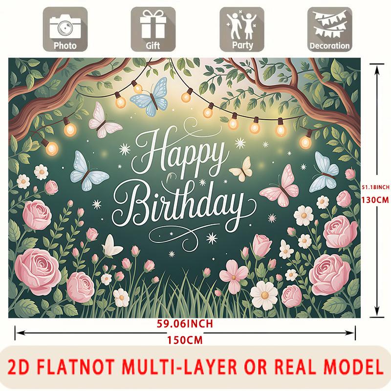 Party Backdrop Multicolor Photo Booth Background Wall Decor