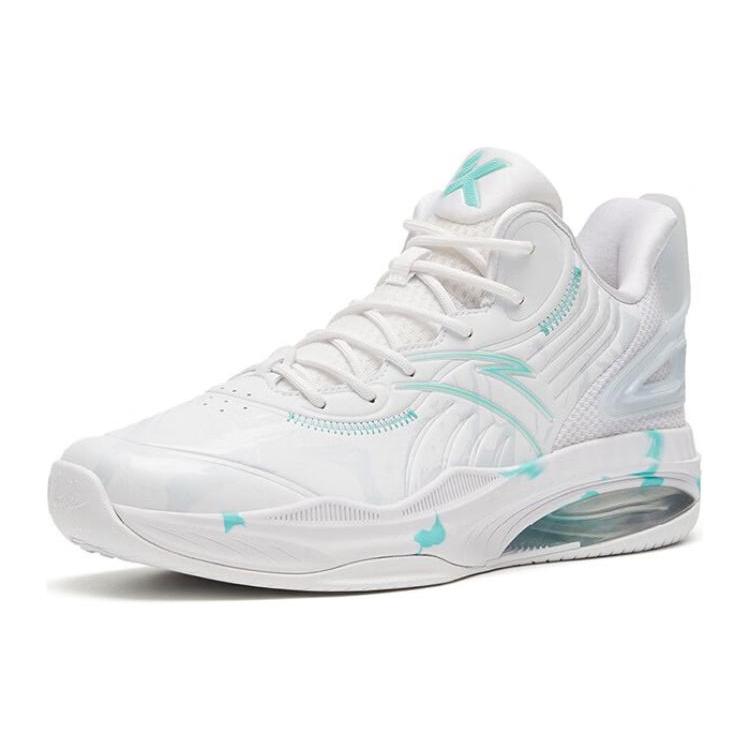 New Anta KT3 KT Slip Resistant Abrasion Resistant Low top Basketball Shoes Men's White Blue 112311605-1
