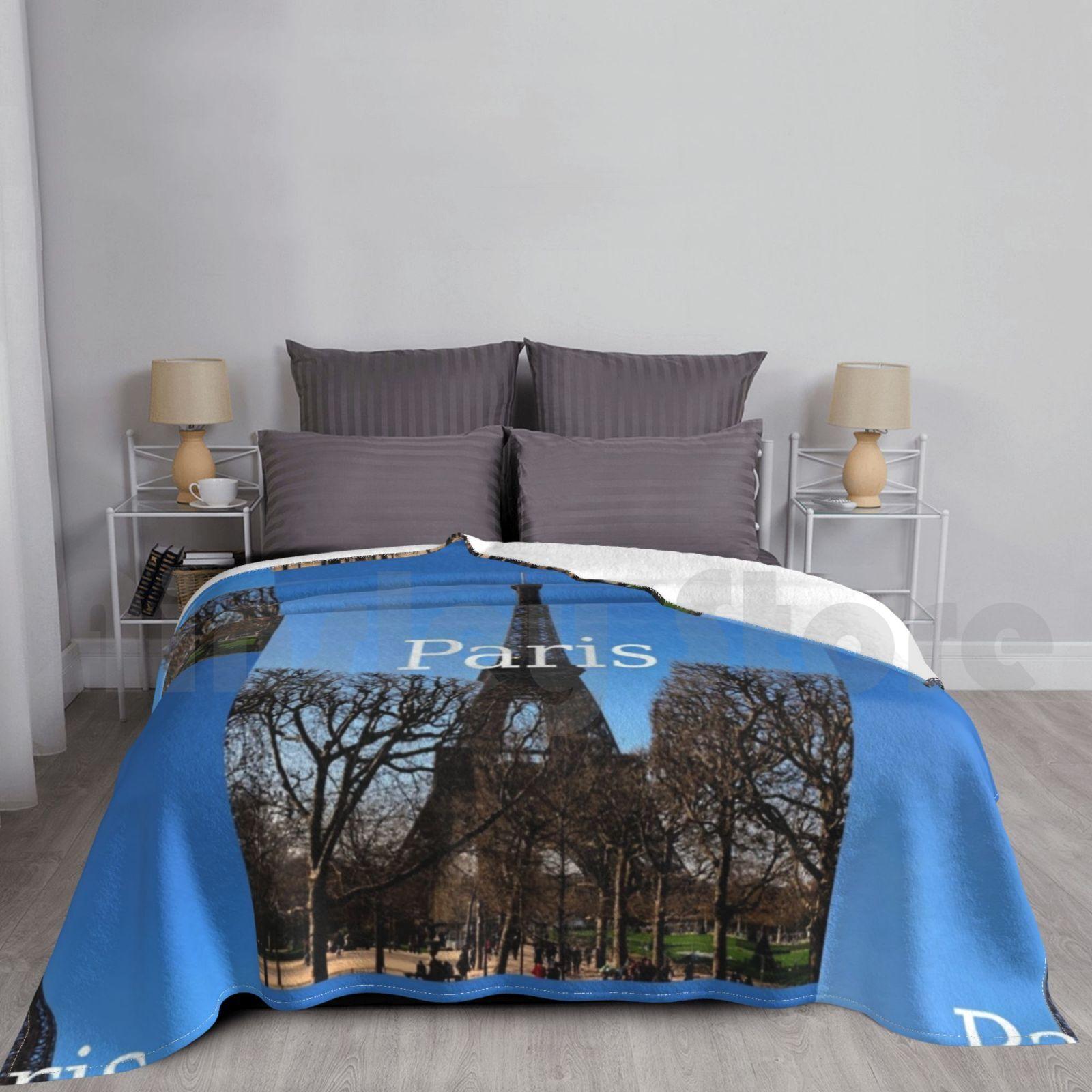 Blanket Paris , France-Eiffel Tower 2426 Eiffel Tower Paris France Paris Travel Paris Store Size: 75*100cm, Weight: 230 GSM