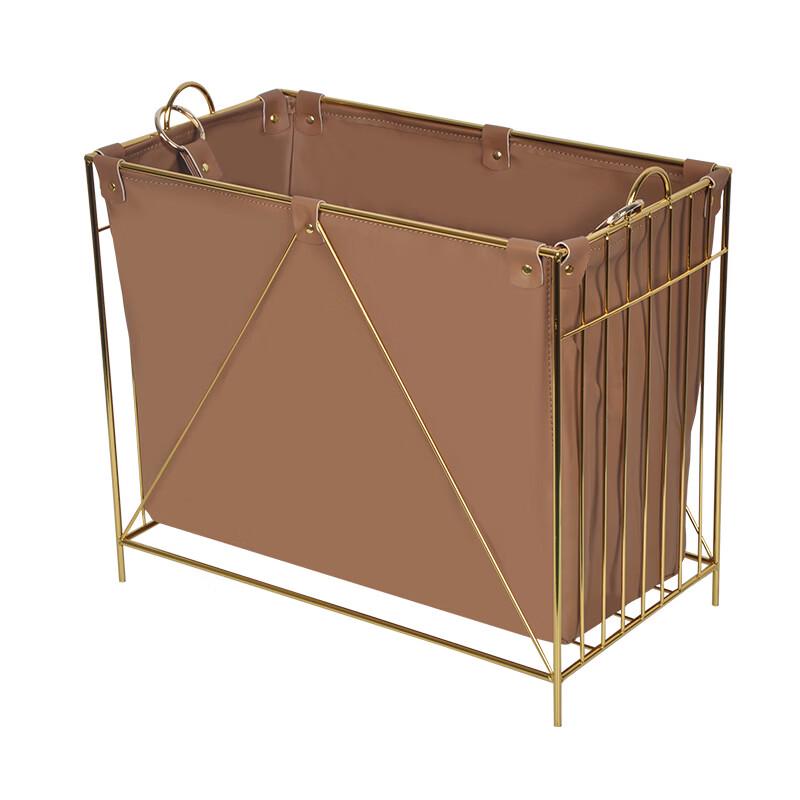 Modern Leather Laundry Hamper