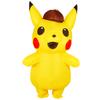 Adult Kids Mascot Detective Pikachu Inflatable Costume Cosplay Dress Halloween