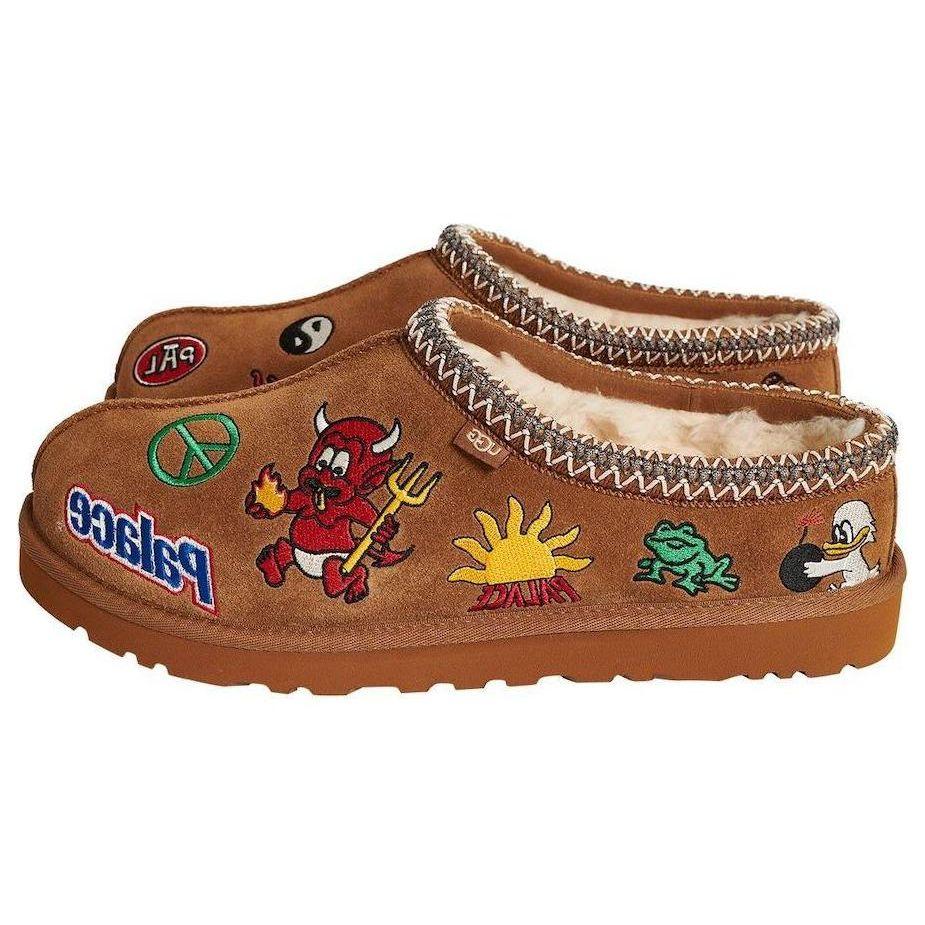 

Palace X Ugg Tasman Мягкие удобные повседневные туфли мужские коричневые 1157290-CHE(ДВОРЕЦ)