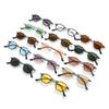 SHAUNA Ins Popular Fashion Small Polygon Square Men Punk Sunglasses Clear Ocean Gradient Lens Women Sun Glasses