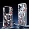 Christmas Bear Magnetic Clear Case for iPhone 15/16/17 Pro Max - Full Coverage Protection