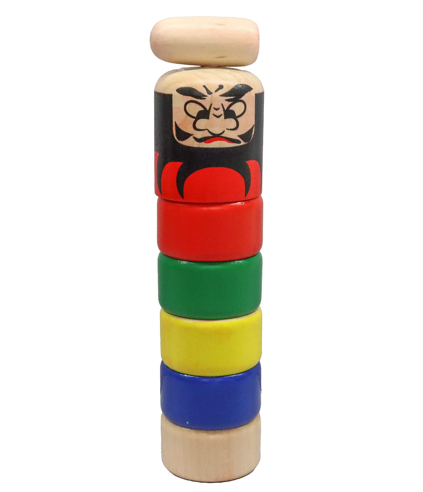 

Castle Enterprise Traditional Wooden Daruma Small Toy, Drop,